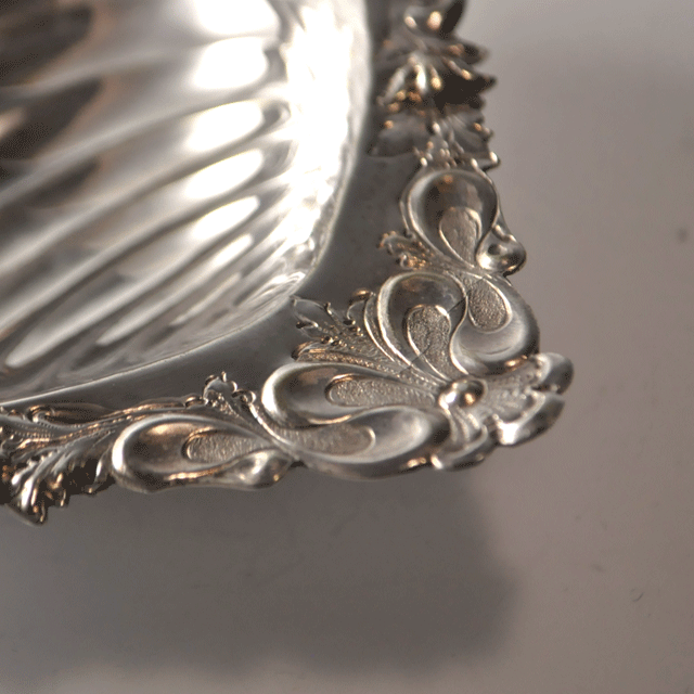 シルバープレート シェル型トレイ | イギリスアンティーク家具Caurses