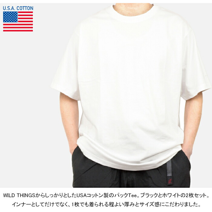楽天市場】ワイルドシングス WILD THINGS WT23041GR アメリカ コットン
