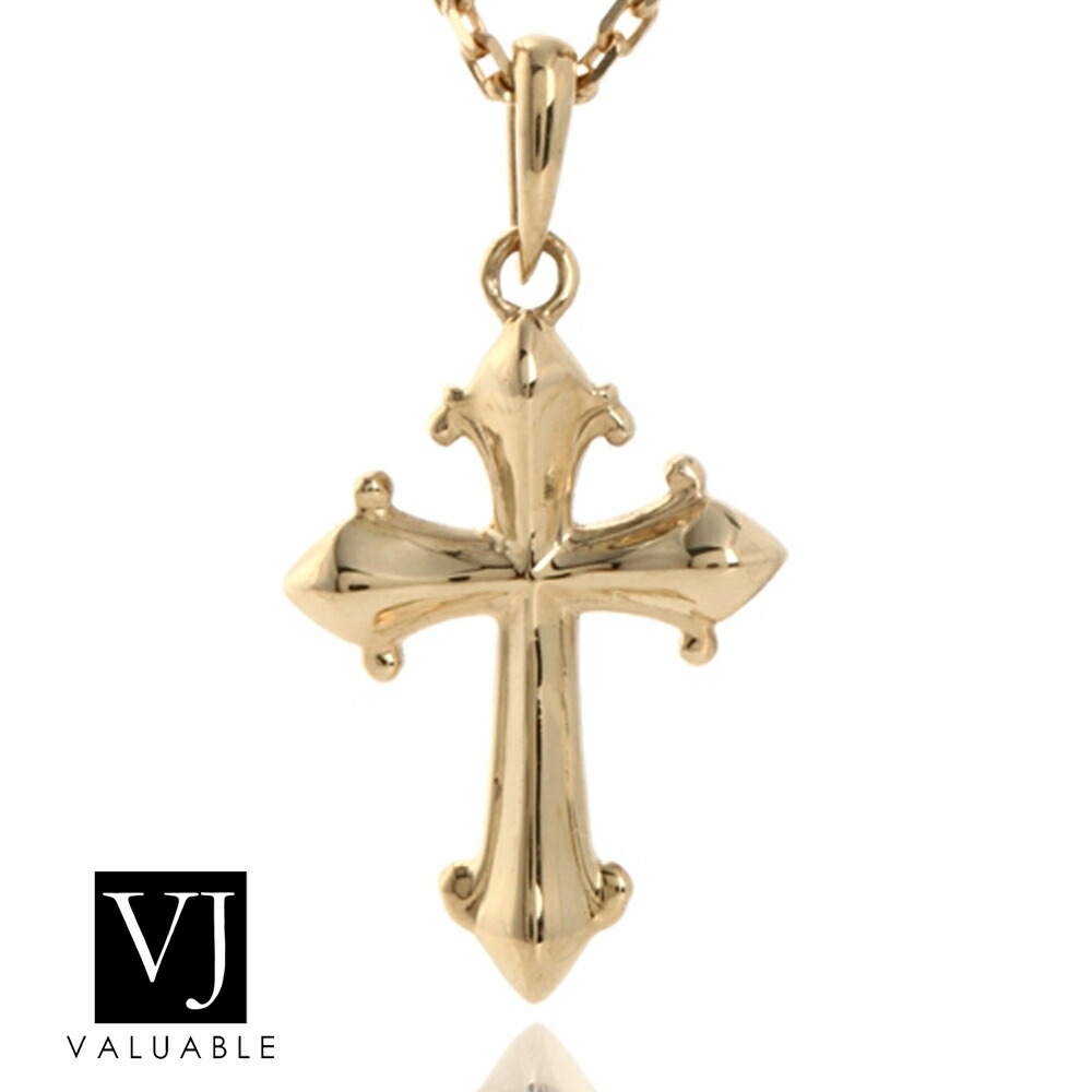 楽天市場】K18 メンズ レディース イエローゴールド ミニ クロス