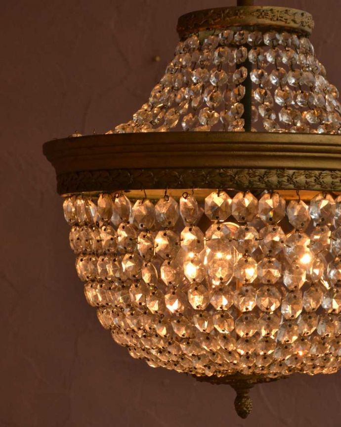 Kei ブラウンスモークガラスのシャンデリア Kei ブラウンスモーク