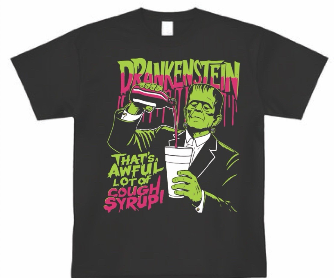 DRANKENSTEIN That's Awful Lot Of Cough Syrup T Shirt New S-5XL