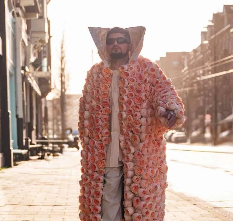 A Jacket Made of Garden Roses | Florists' Review