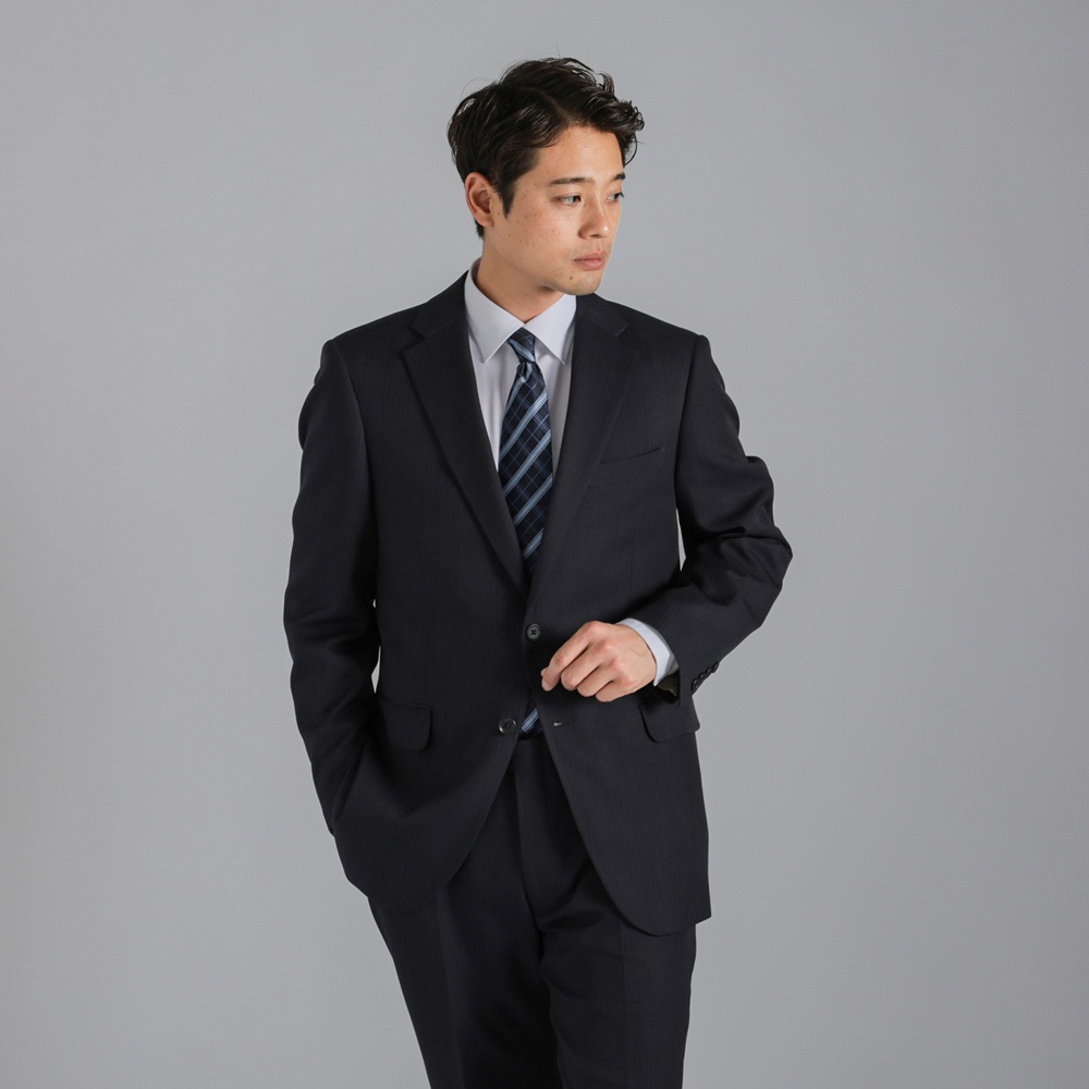 ウォッシャブルレギュラーノータック 2パンツスーツ メンズ | イオン