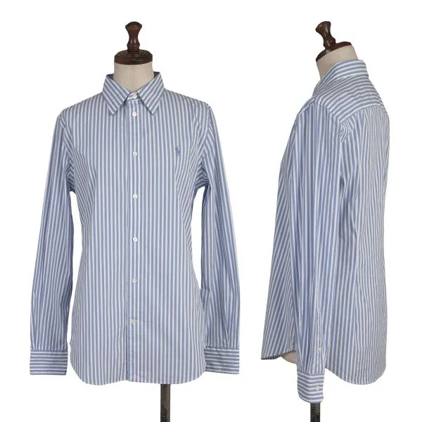 ポロラルフローレンPOLO RALPH LAUREN ポニー刺繍ストライプ長袖シャツ