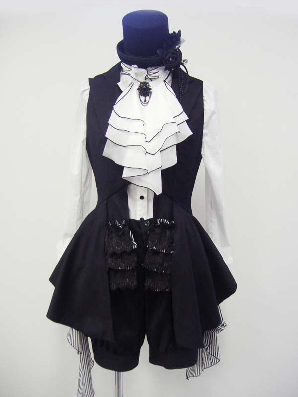 Kuroshitsuji Ciel Frill One-Button Vest by Black Peace Now