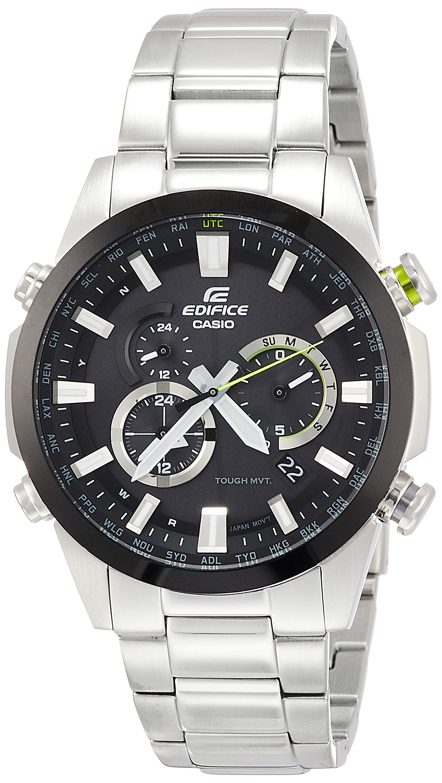 Amazon.co.jp: [カシオ]CASIO 腕時計 エディフィス 電波ソーラー EQW