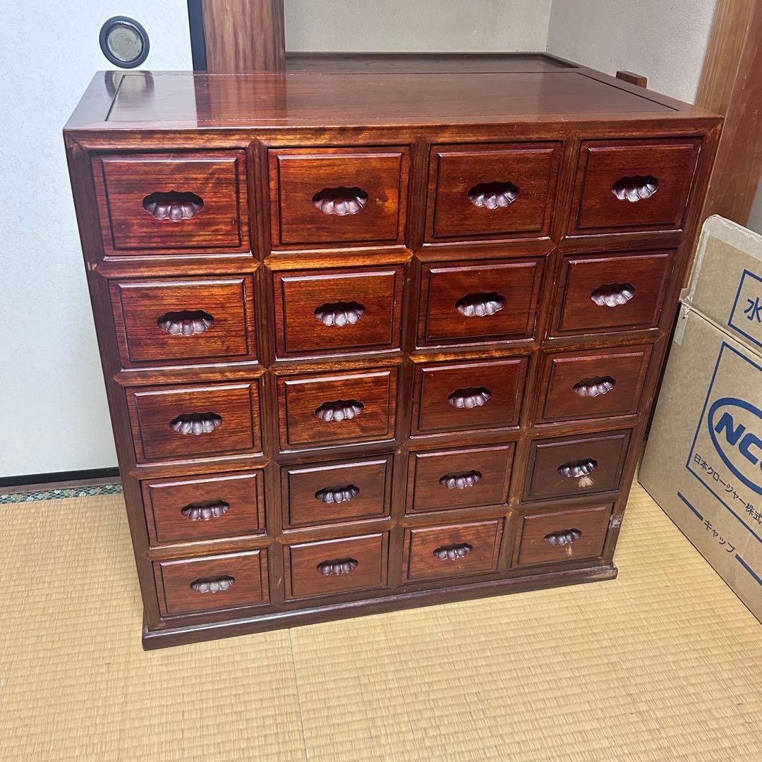 高級銘木 唐木 花梨 無垢材 小箪笥 薬箪笥 薬棚 タンス チェスト 小引き出し 楽天市場】薬箪笥の通販