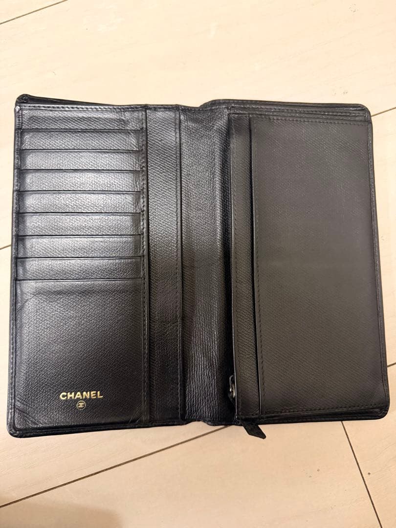 CHANEL 長財布　ココボタン シャネル(CHANEL) ココボタン(coco button) 中古 レディース長財布