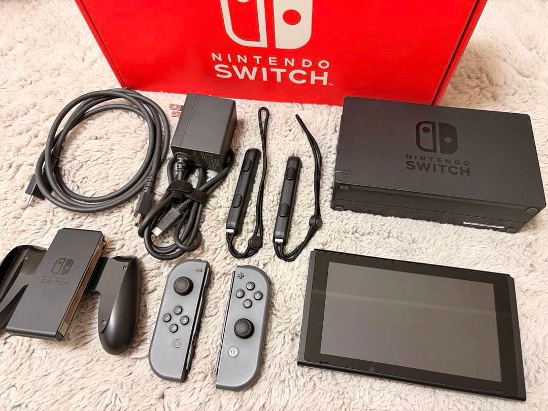 Nintendo Switch グレー 本体 完品 SDカード256GB付き Nintendo Switch 本体【Joy-Con(L)/(R) グレー】 | 任天堂 | HAD-S
