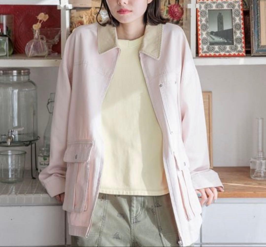 niko and ヴィンテージ配色ワークジャケット niko and（ニコアンド）の「ヴィンテージ配色ワークジャケット