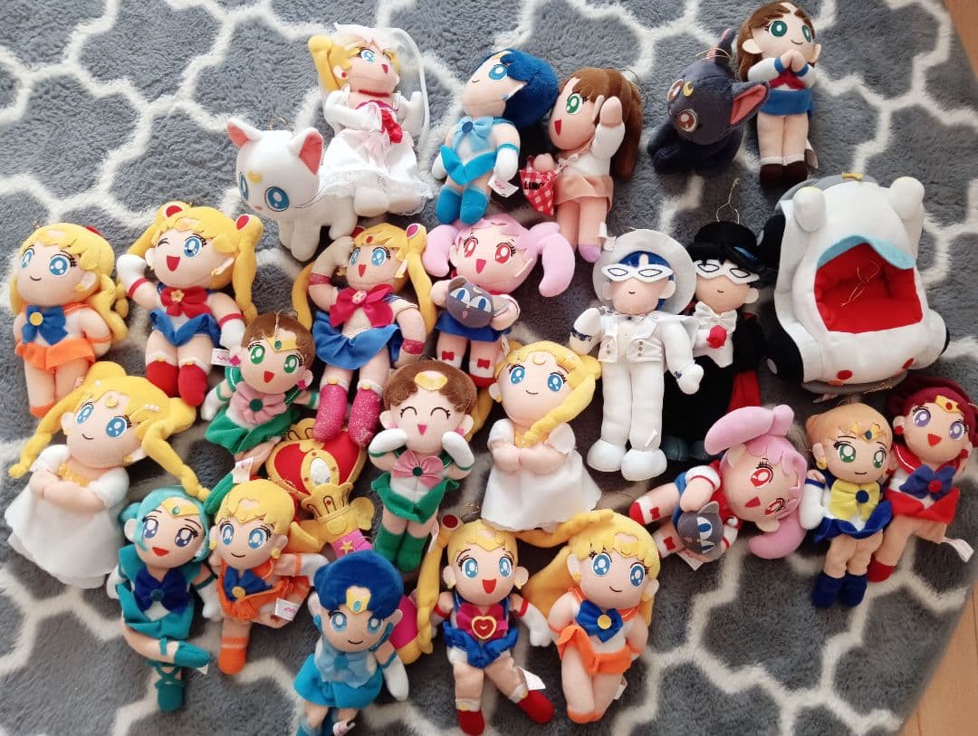 セーラームーン　ぬいぐるみセット レトロ 非売品 バンプレスト セーラームーン S ぬいぐるみ 5体セット