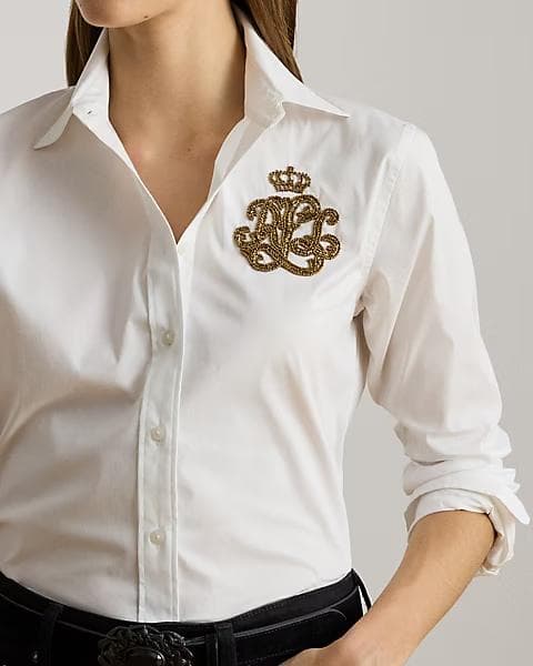 25年モデル 未使用タグ付き ローレンラルフローレン シャツ ブラウス M