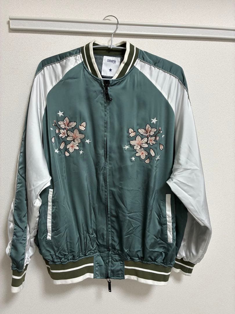 CONVERSE TOKYO 刺繍 スカジャン グリーン スカジャン｜CONVERSE TOKYO (コンバーストウキョウ) 公式オンラインストア