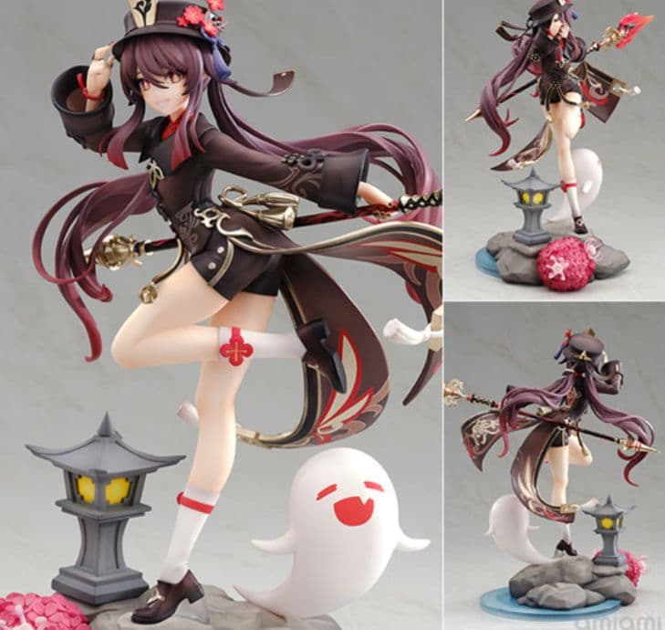 原神 胡桃雪晴梅香Ver. 1/7 完成品フィギュア（特典付き） スラっと伸びる美脚にも注目！『原神』胡桃が雪晴梅香Ver.でフィギュア