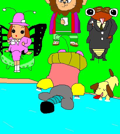 水を飲む | まーくんのイラスト集